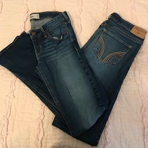 Hollister size 3s slim boot cut jeans- 2 pair