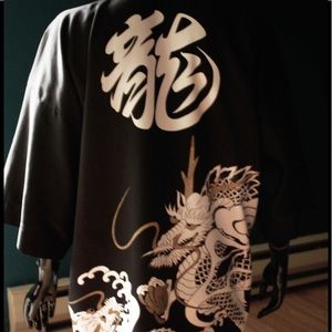 Pretty kimono style robe. Made in Japan.