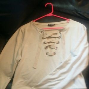 Sweatshirt cream beige