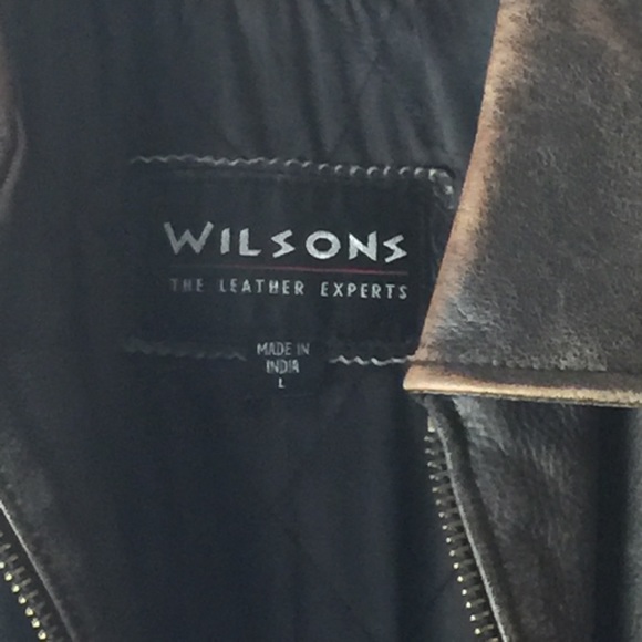 Men's large Wilson authentic leather jacket - Picture 3 of 3