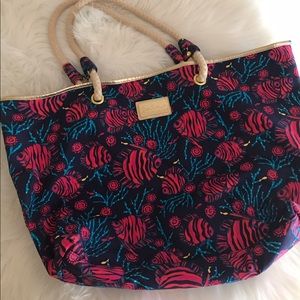 Lilly Pulitzer Tropical Fish 🐟 Shoreline Tote 👜