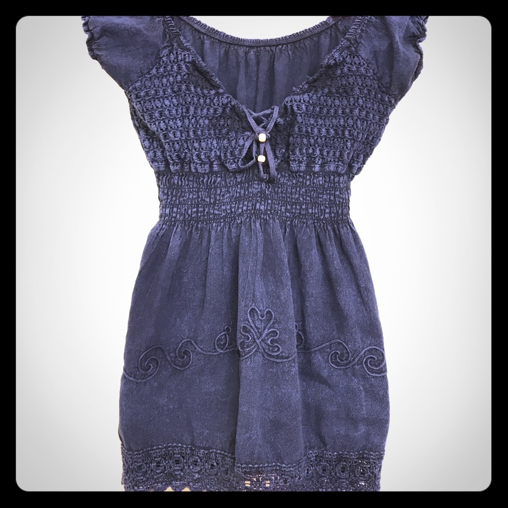 Blue Manta Blouse