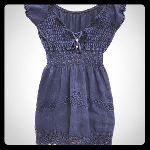 Blue Manta Blouse