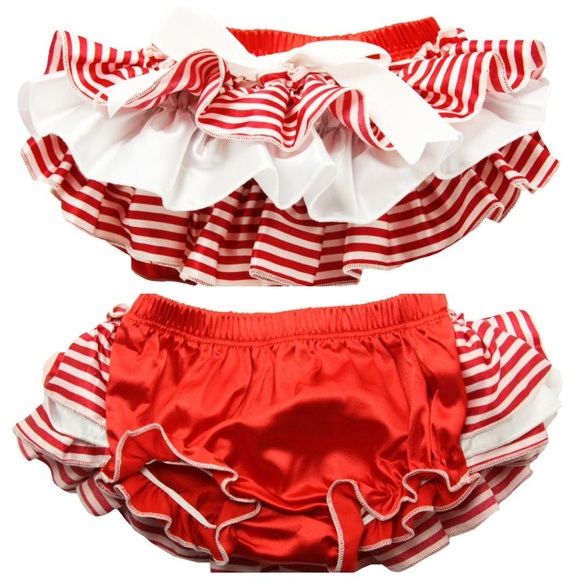 Red and white ruffled bloomers - Picture 1 of 1