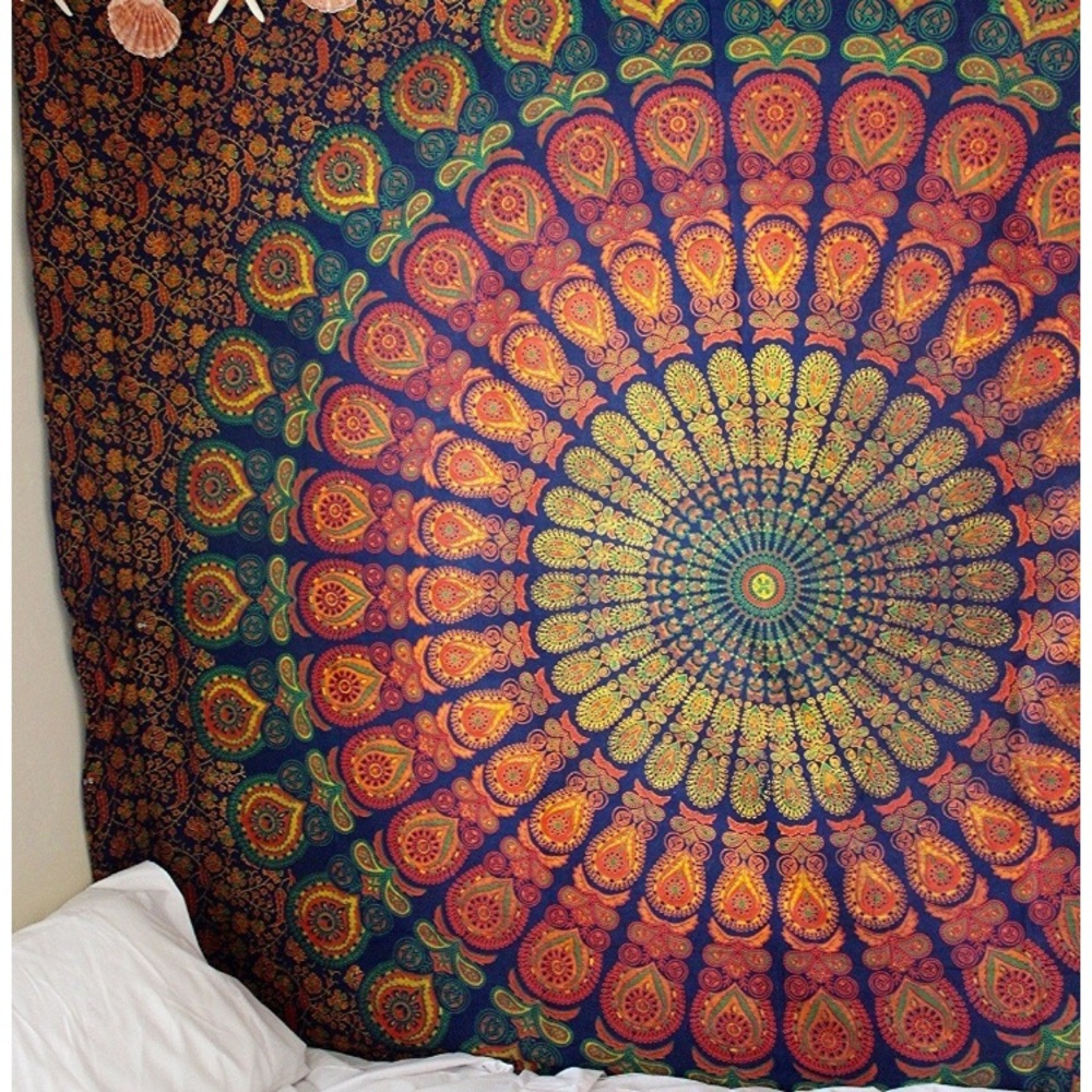 Hippie mandala tapestry