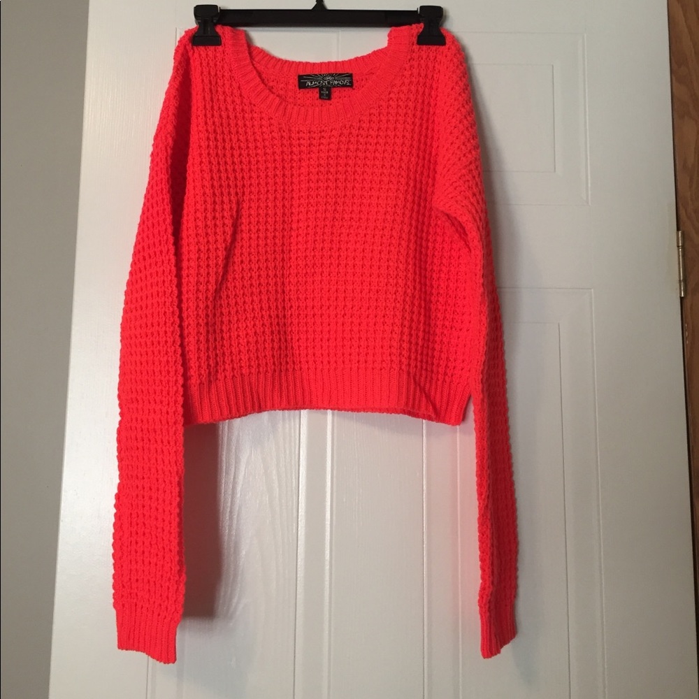 Size small crop sweater