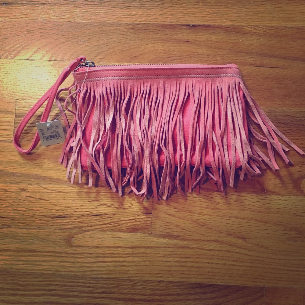 Pink wristlet