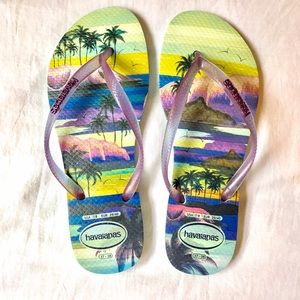 Havaianas Palm Tree Sunset Sandals