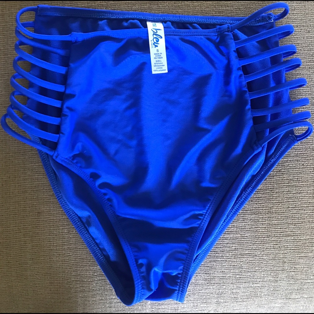 Rue21 Royal Blue High waisted bikini bottoms