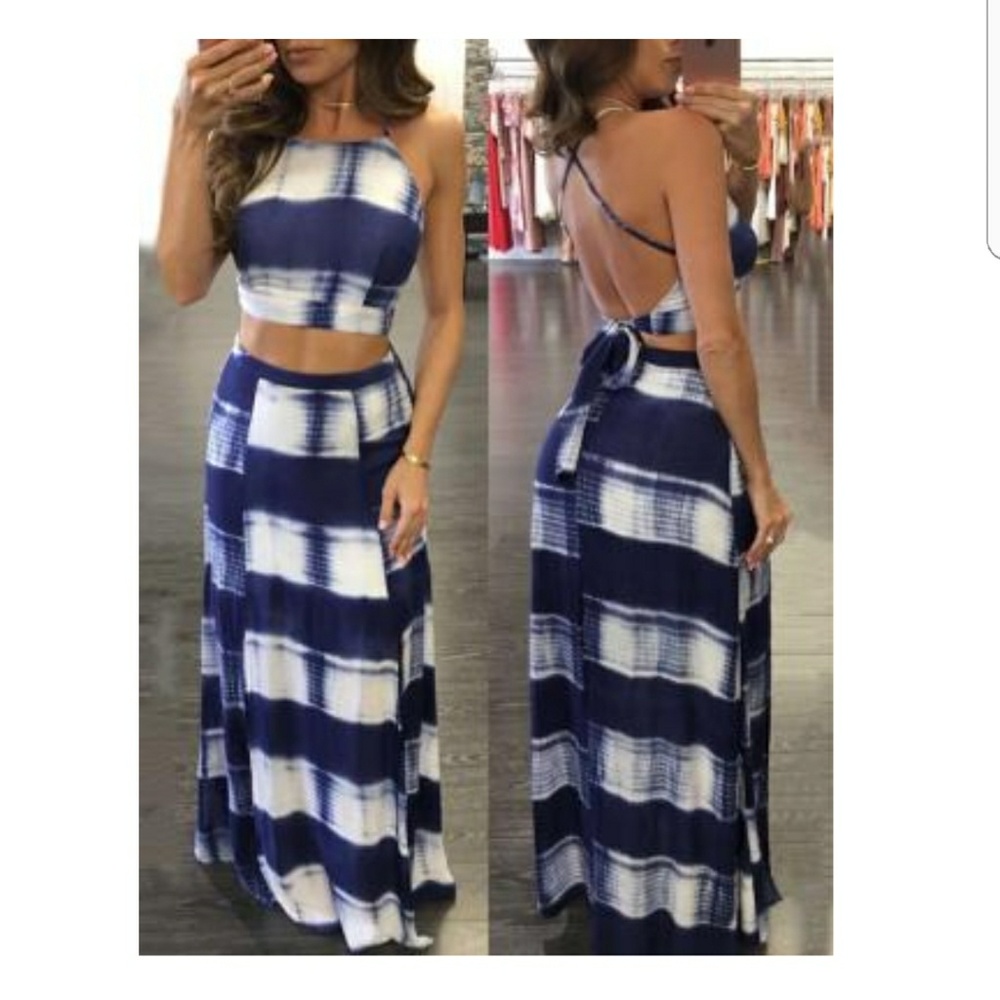 Two piece skirt set