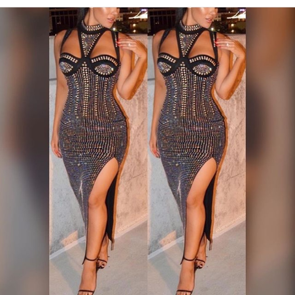 Studded gown