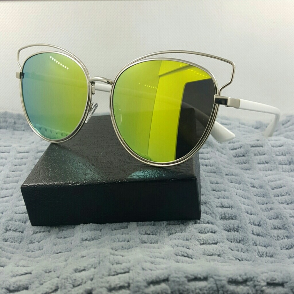 cat vintage Style woman Fashion trendy Sunglasses - Picture 2 of 2