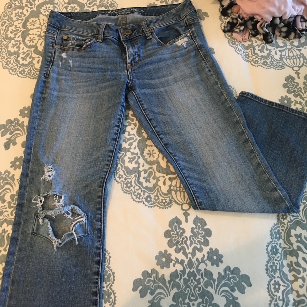 American Eagle Jean Capris