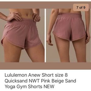 Lululemon Anew Short Size 8