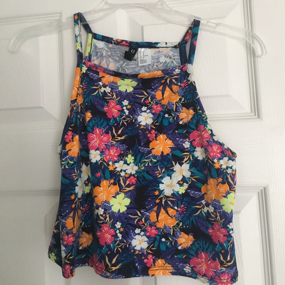 Floral crop top