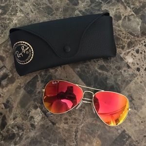 Orange/Red Raybans