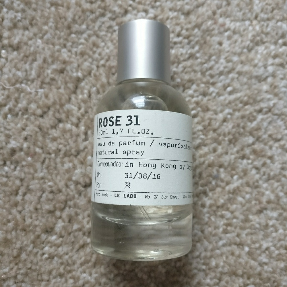 Full bottle of rose 31 by Le labo