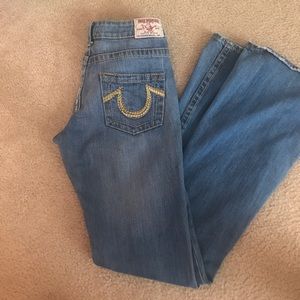 True Religion slightly distressed Jeans