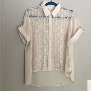 ADIVA Lace Blouse Sz Medium