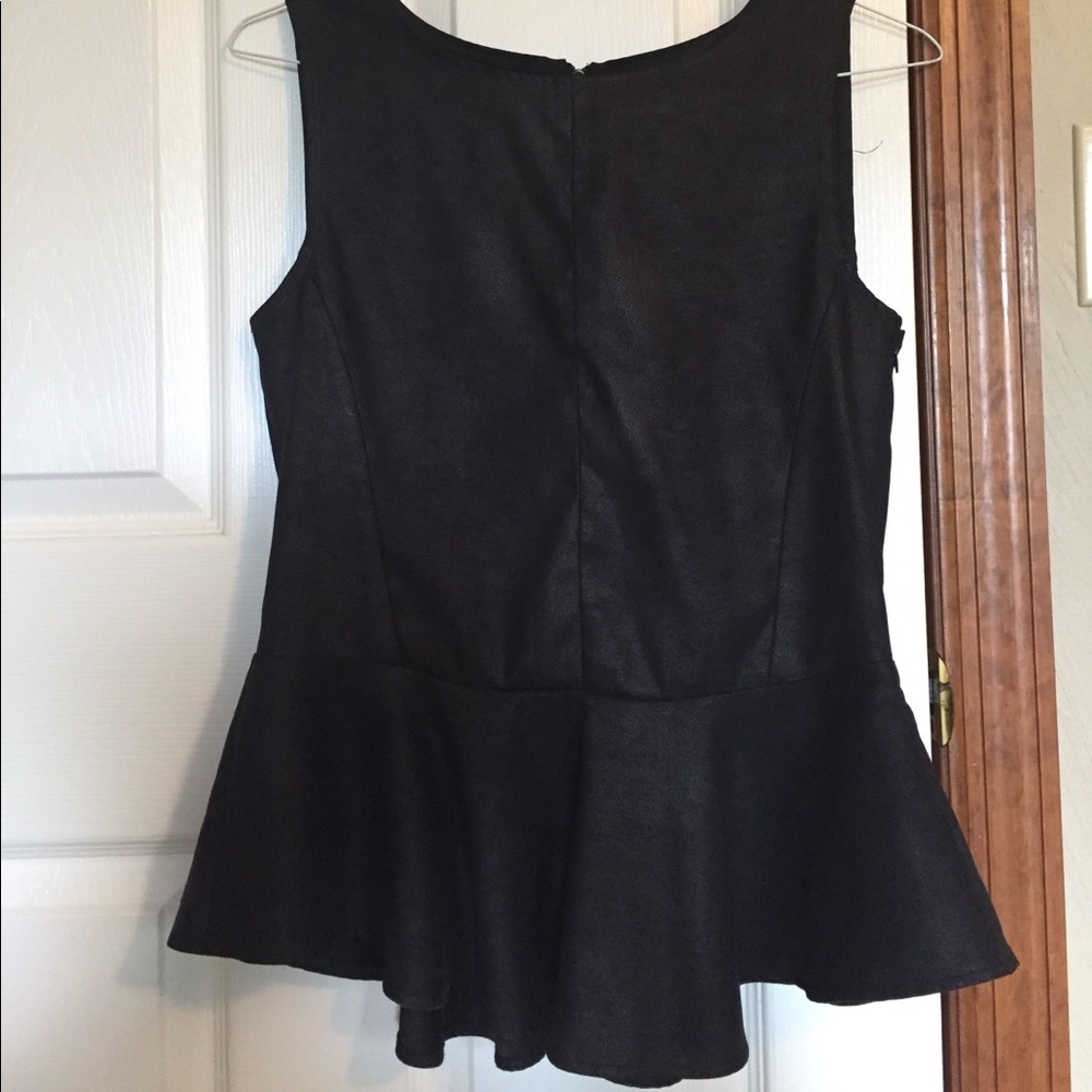 Wear with everything black peplum