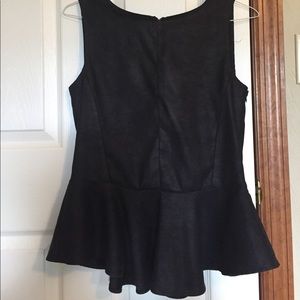 Wear with everything black peplum