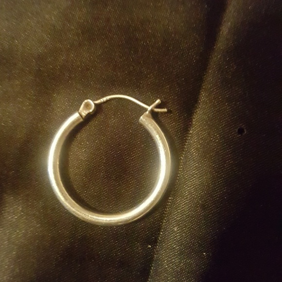 Genuine Sterling silver hoops - Picture 3 of 4