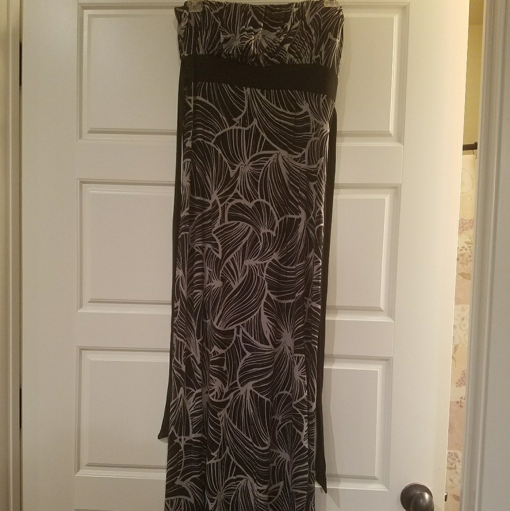 Charlotte Russe black floral print dress