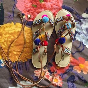 Embellished sandal
