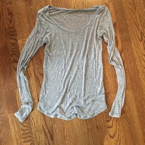 Tops - Sheer slim scoopneck tee Tops - Sheer slim scoopneck tee