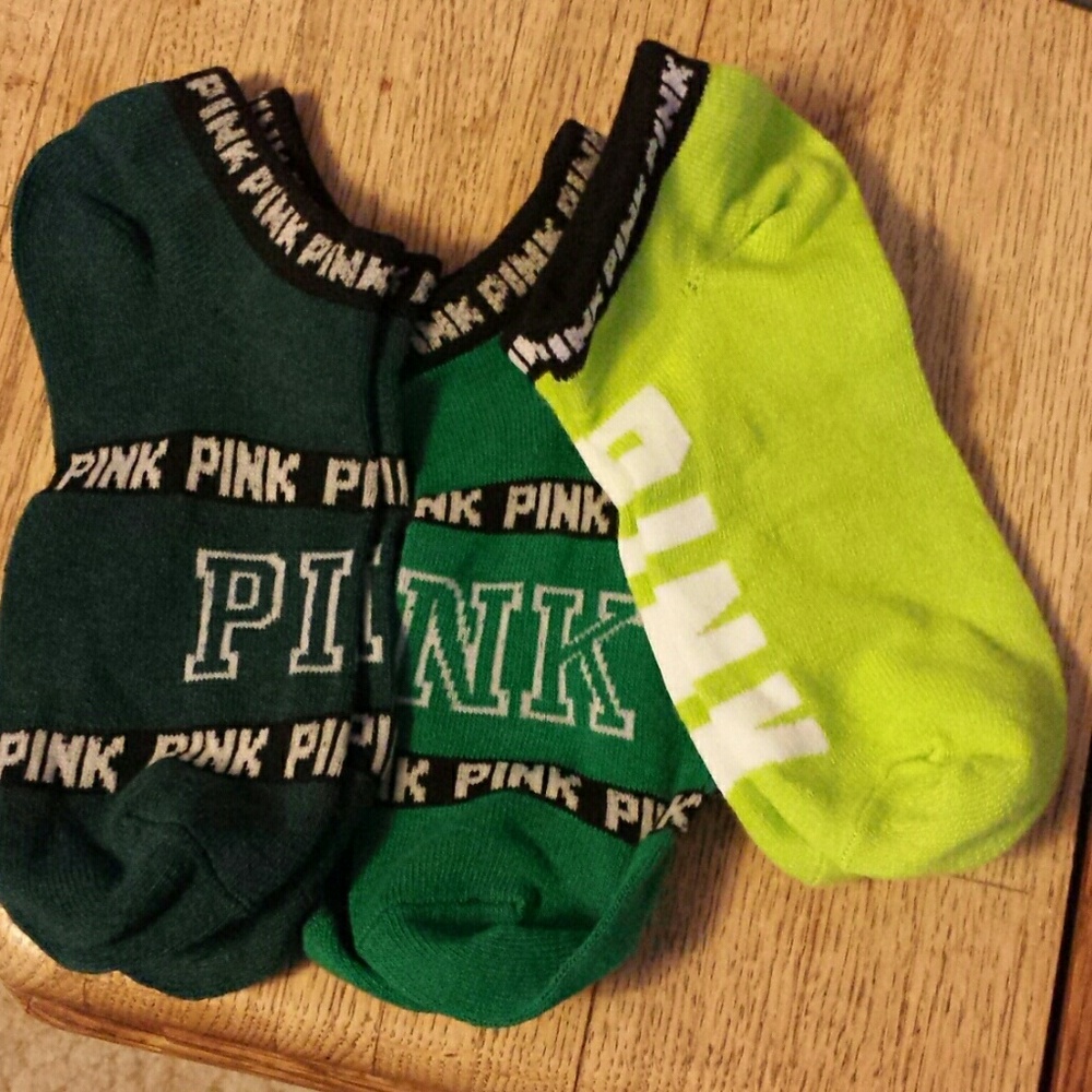 Pink Victoria's Secret Socks