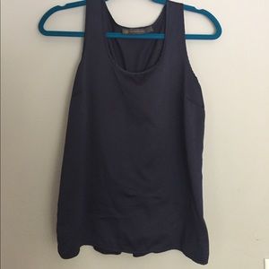 Outback Red Navy Blue Top Sz S