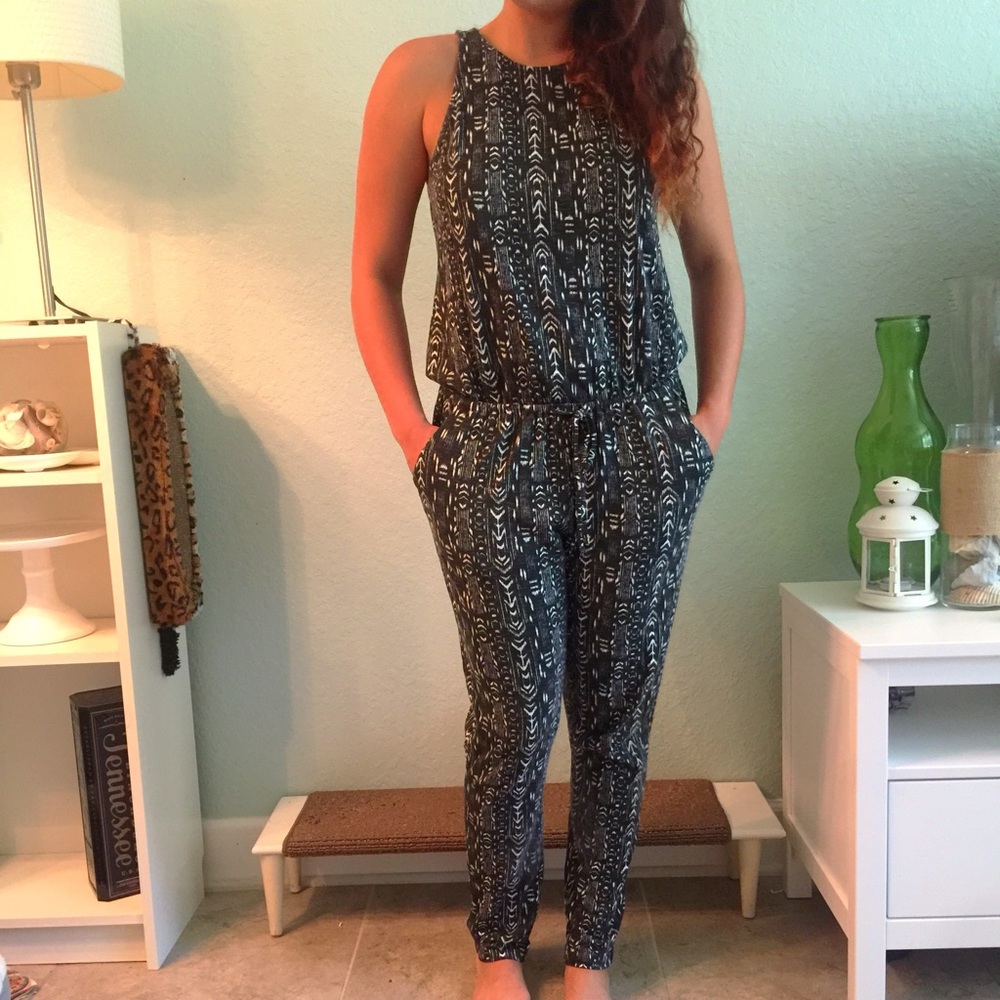 Roxy beach romper/jumpsuit  with cut out back