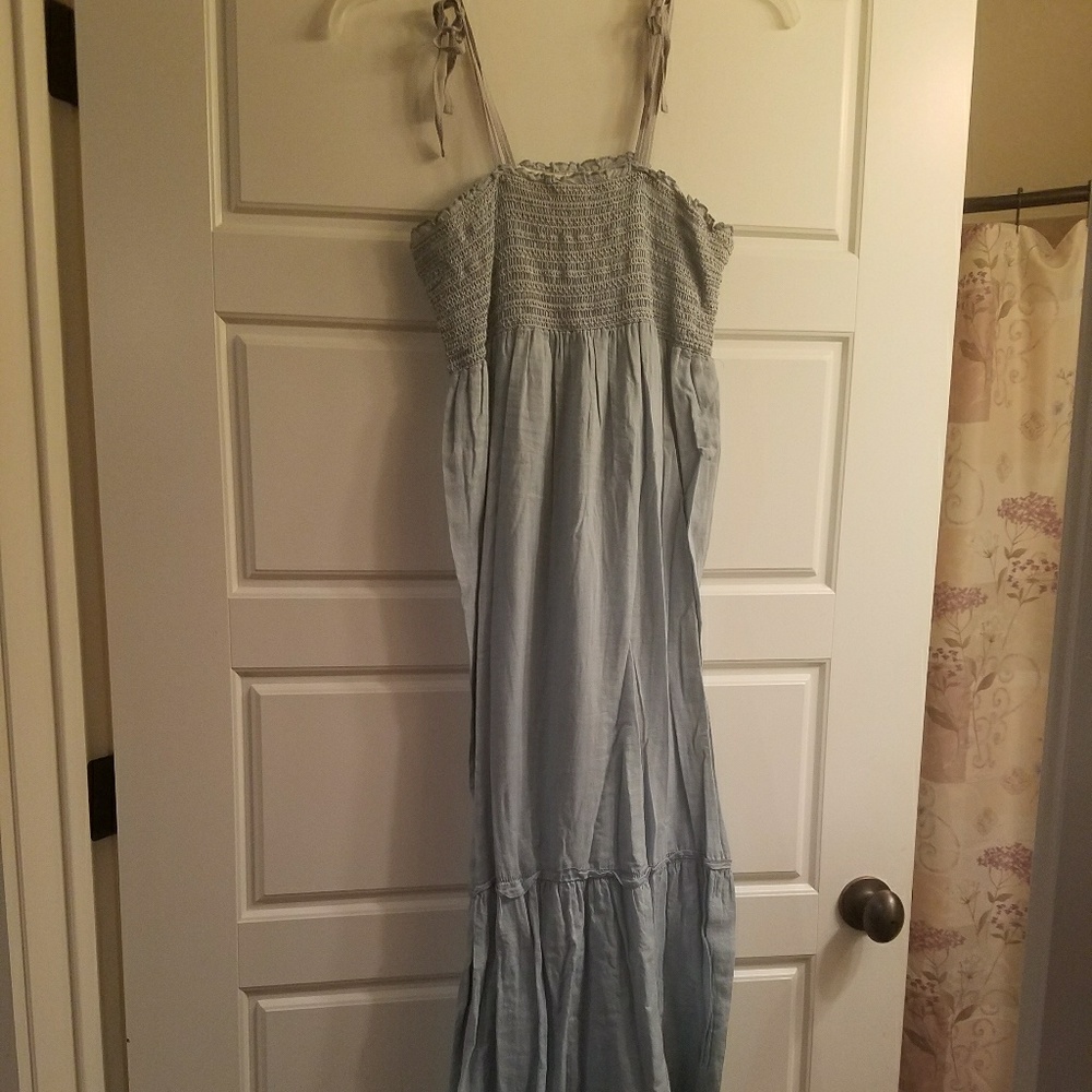 Blue maxi dress