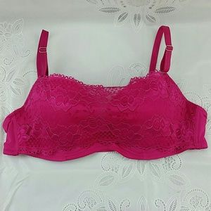 perFit 40B Pink Lace Women's Bra Underwear