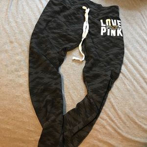 Pink sweatpants