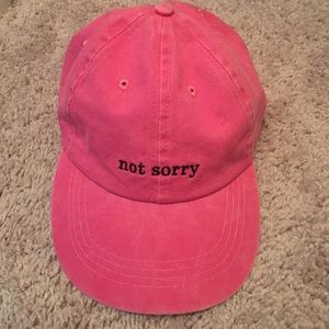Not sorry hat