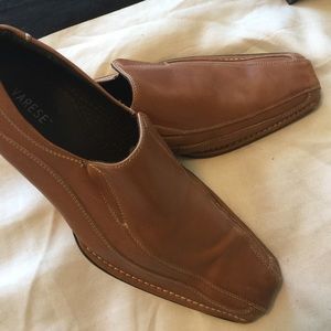 Men's 10 1/2 dress shoe camel color