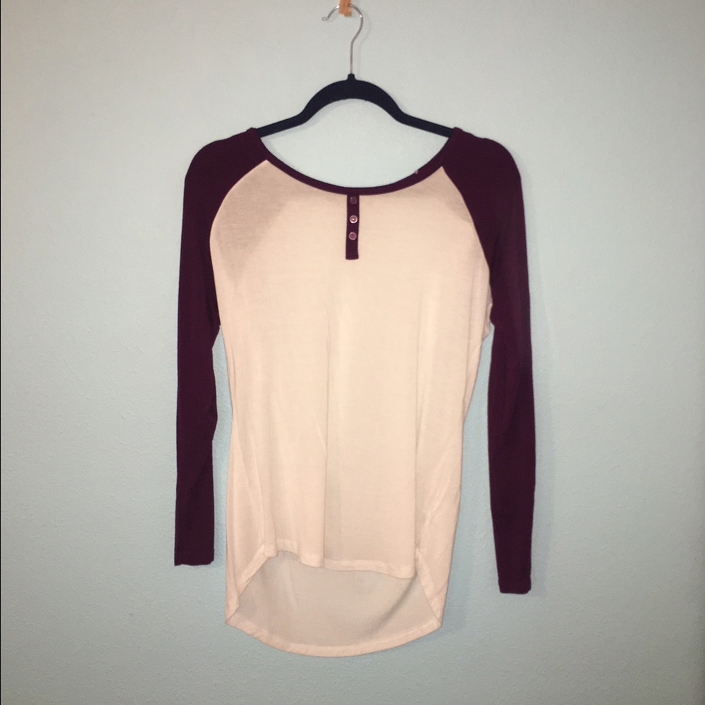 Two long sleeve t-shirts