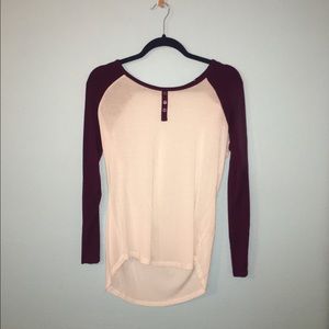 Two long sleeve t-shirts