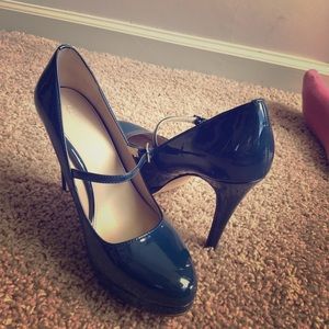 Calvin Klein CK heels 💗 blue 3 inch shoes