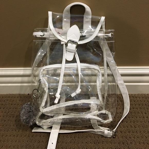 brandy melville clear backpack