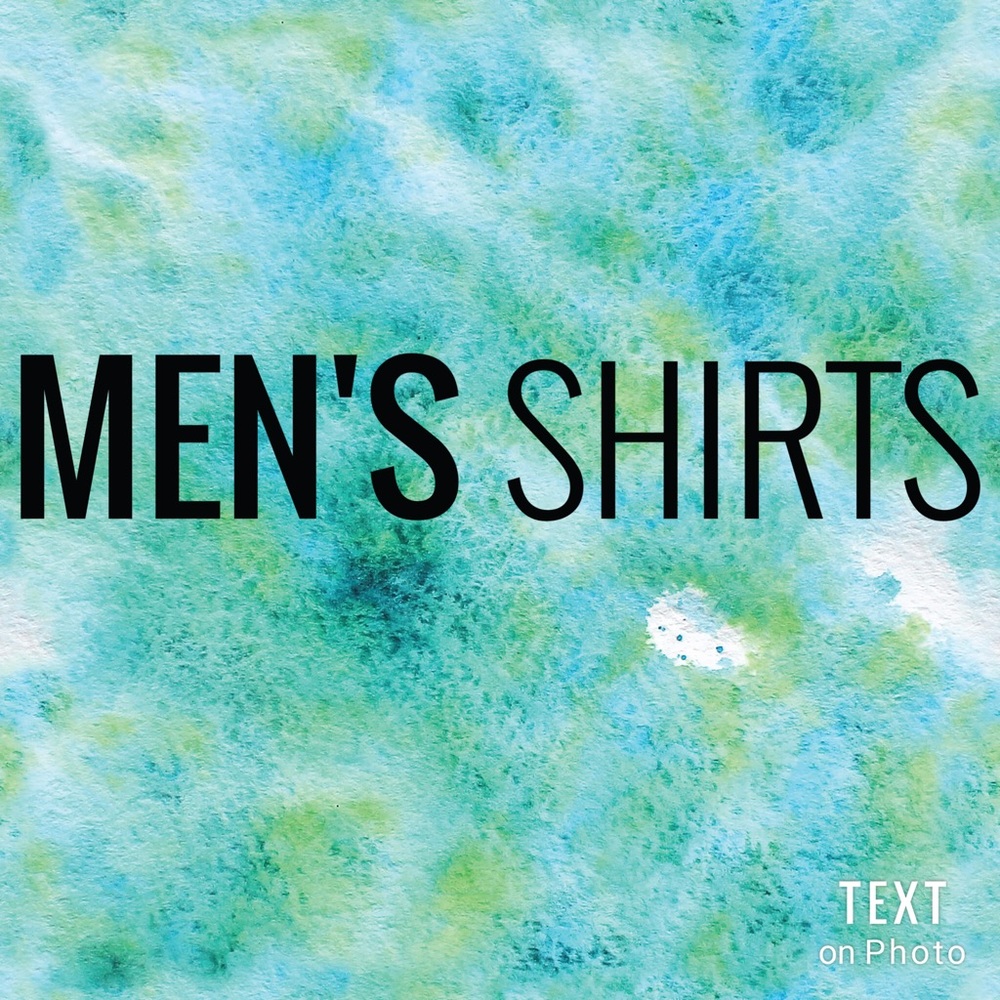 Men's Shirts! Brand Names!