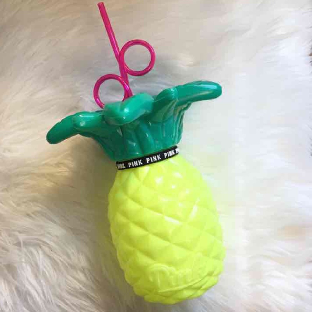 Victoria's Secret pink pineapple cup