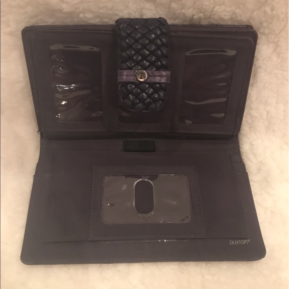 Purple genuine leather Wallet