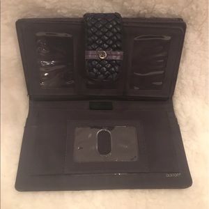 Purple genuine leather Wallet