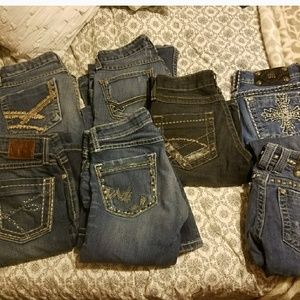 BKE and miss me jeans