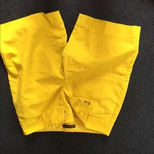 Yellow shorts