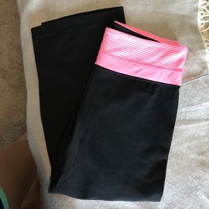 Crop wide leg leggings
