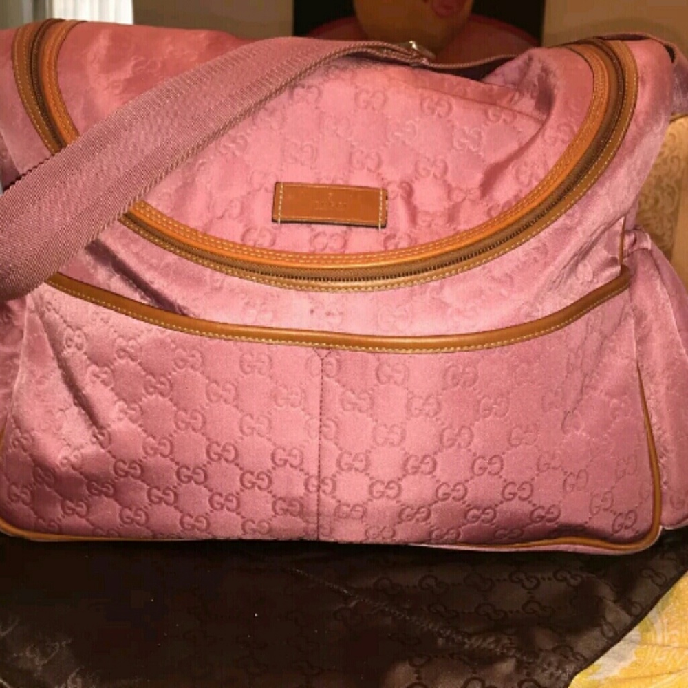 Authentic Gucci Nylon Diaper Bag