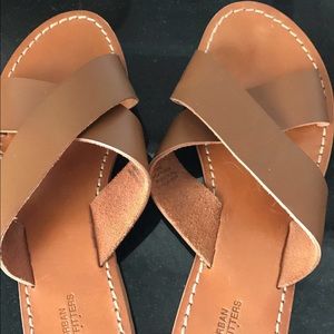 Tan brown sandles